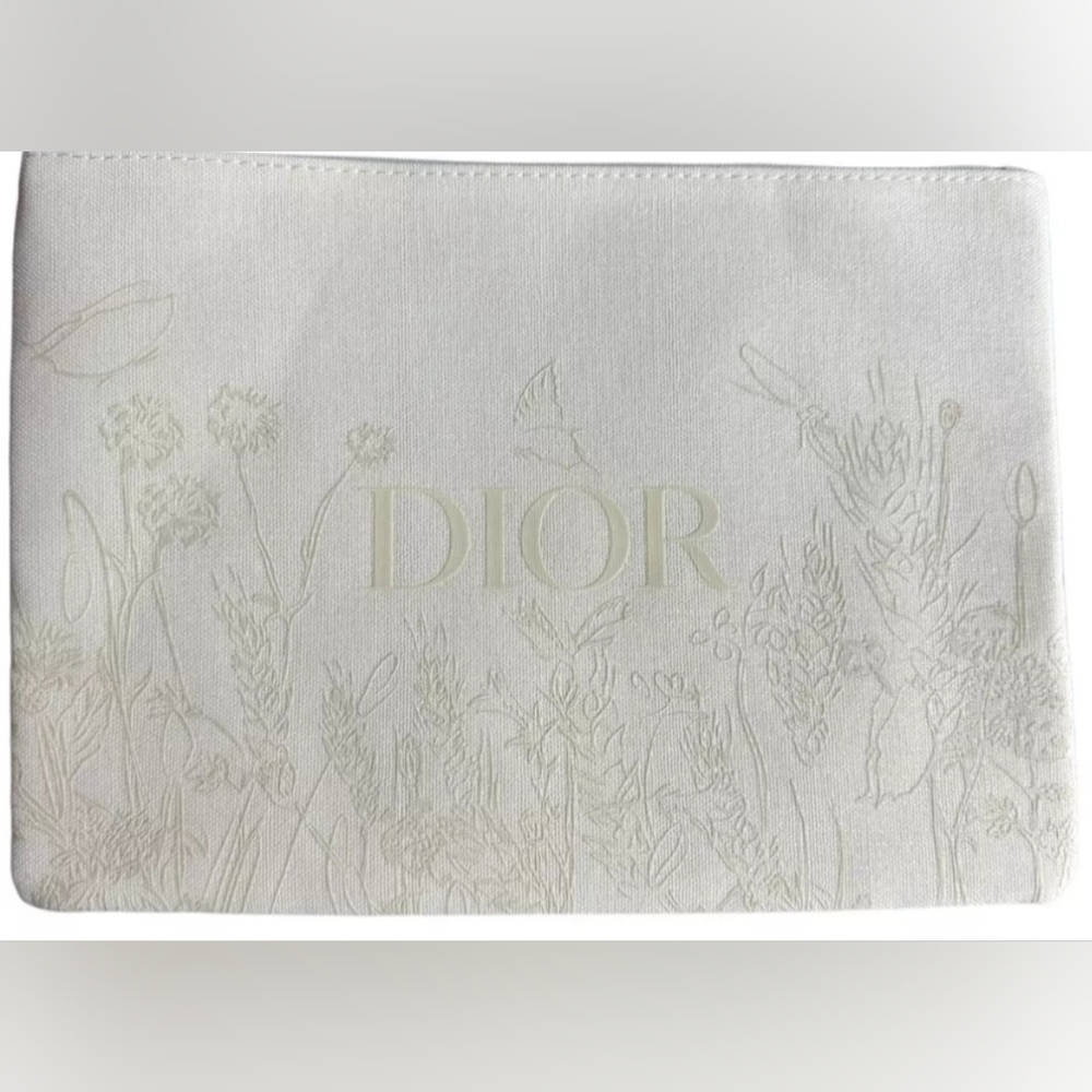 Beautiful Limited Edition Dior Beauty Butterfly makeup pouch.